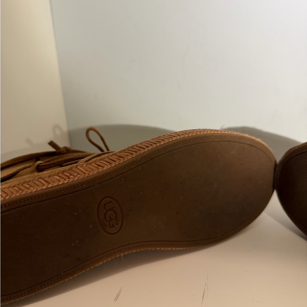 UGG Tan Suede Boots - Picture 4 of 7
